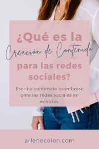 Qué es la creación de contenido