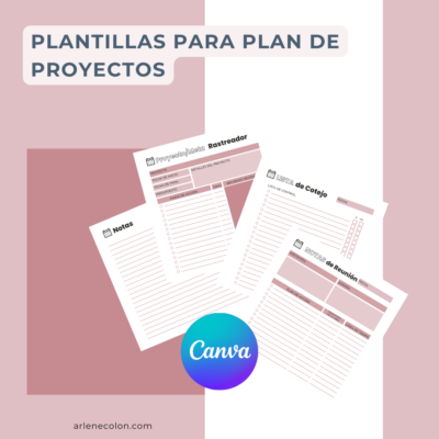 Planificador de Proyectos - Plantilla de Canva