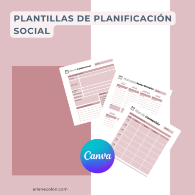 Plantilla para crear un plan para las redes sociales